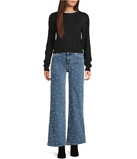 Signature 8 Cashmere Pearl Neck Top