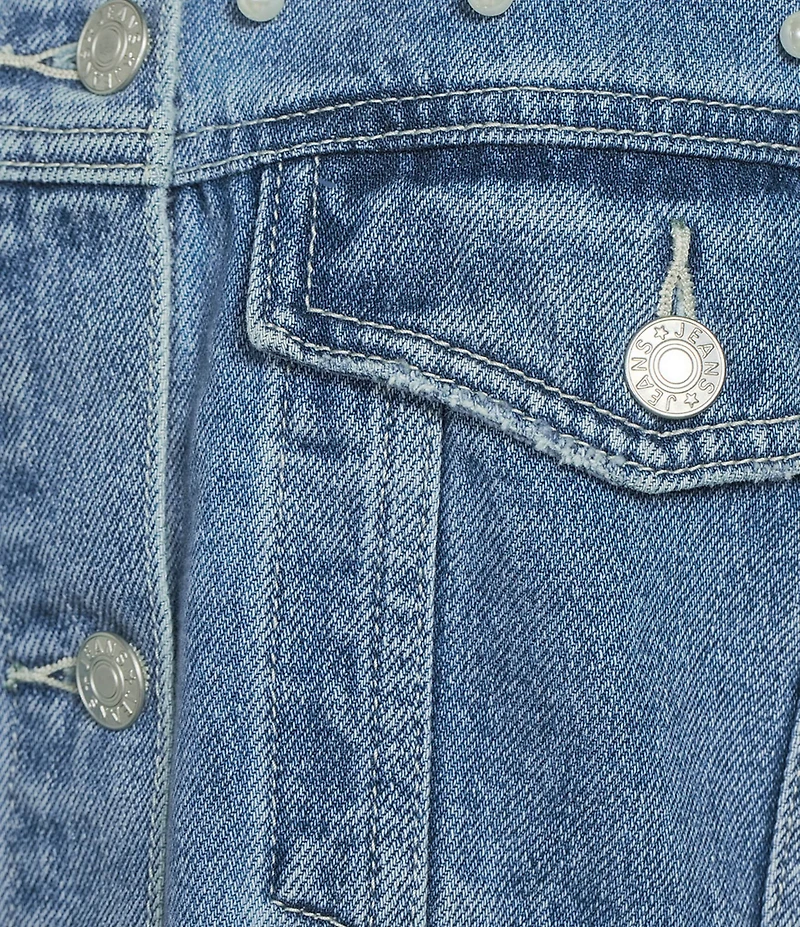 Signature 8 Pearl Denim Short Sleeve Coordinating Top