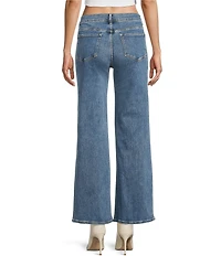 Signature 8 Pearl Scattered Wide leg Jeans
