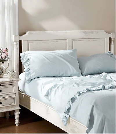 Shabby Chic Signature by Shabby Chic 400-Thread Count Ruffled Sateen Sheet Set