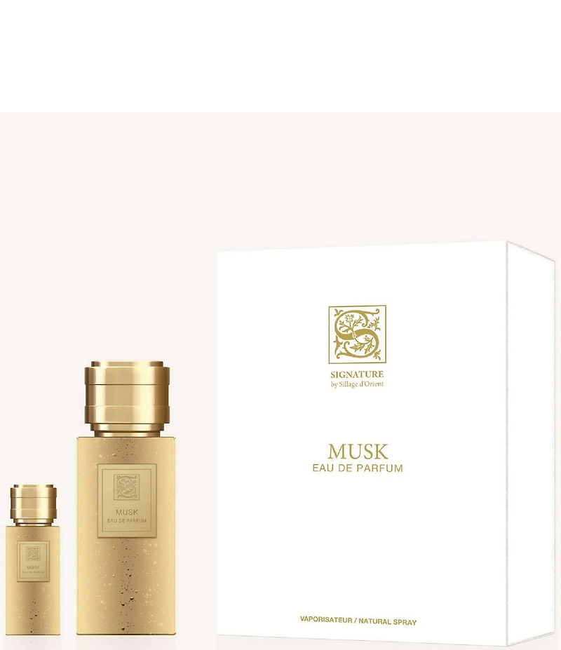 Signature by Sillage d'Orient Musk Eau de Parfum and Travel Spray