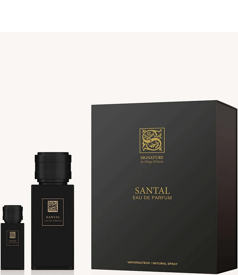Signature by Sillage d'Orient Santal Eau de Parfum and Travel Spray