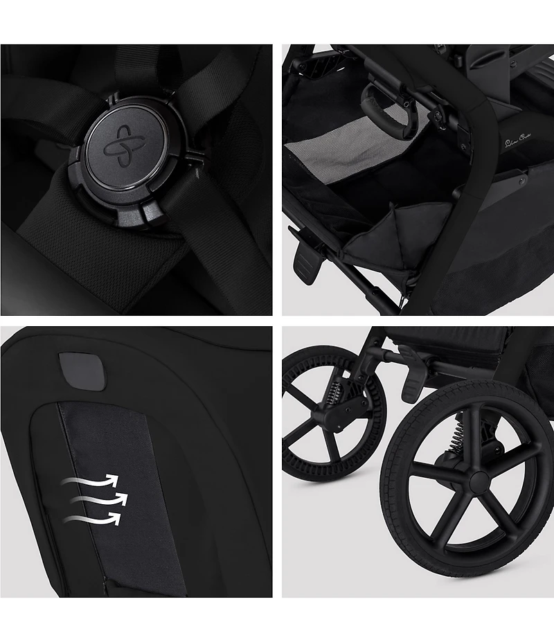 Silver Cross Breez Mid-Size Compact Folding Stroller