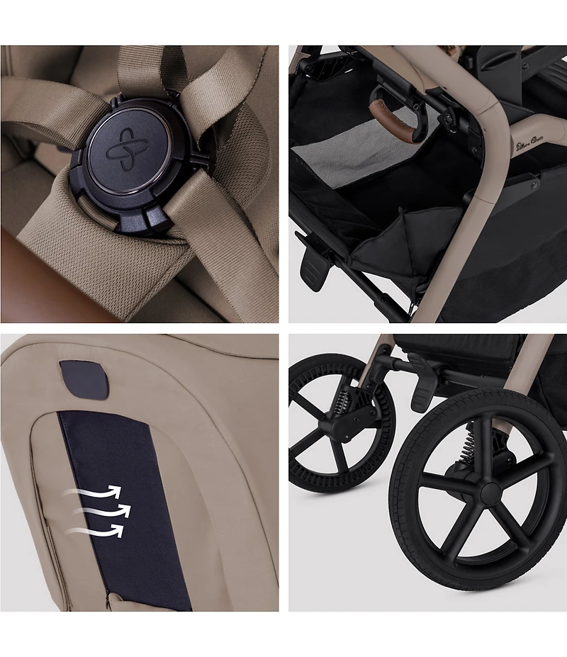 Silver Cross Breez Mid-Size Compact Folding Stroller