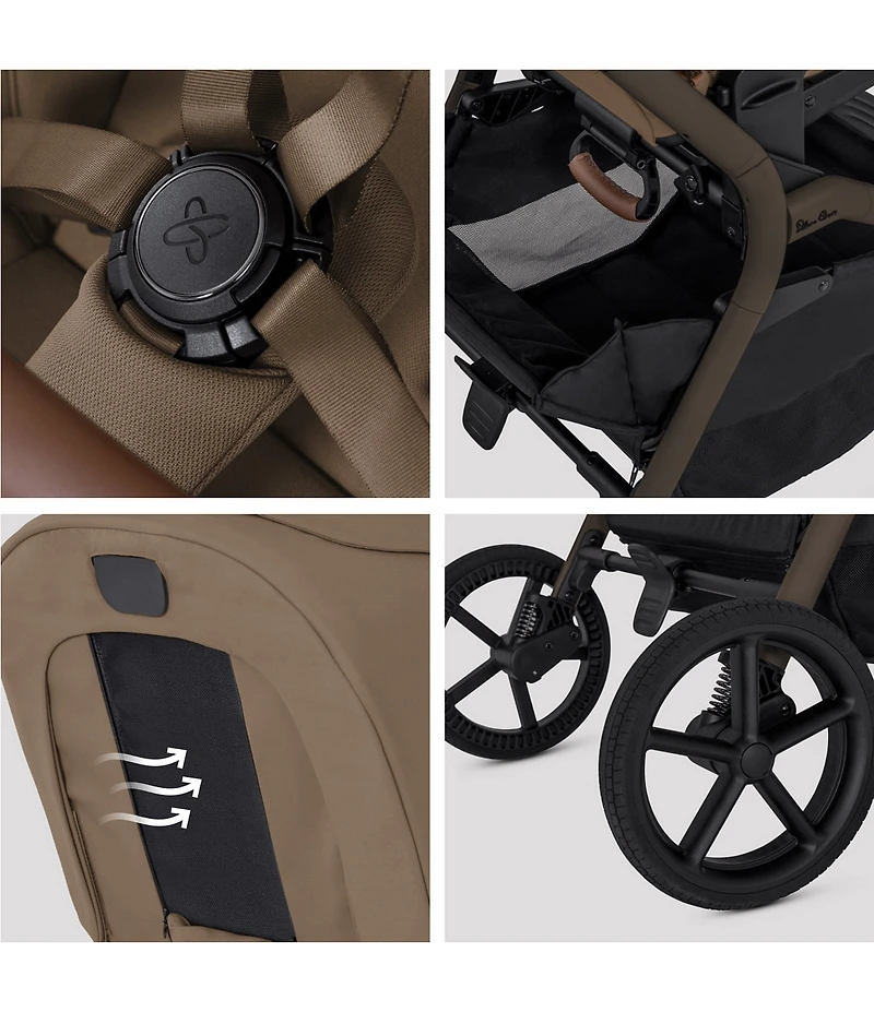 Silver Cross Breez Mid-Size Compact Folding Stroller