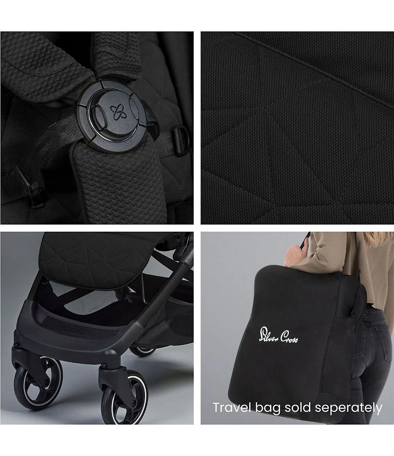 Silver Cross Clic Compact Lightweight Travel Stroller