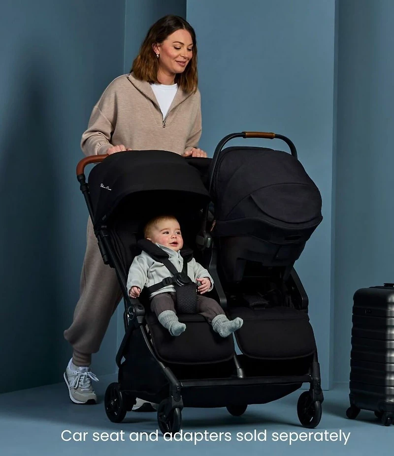 Silver Cross Jet Double Lightweight Travel Stroller
