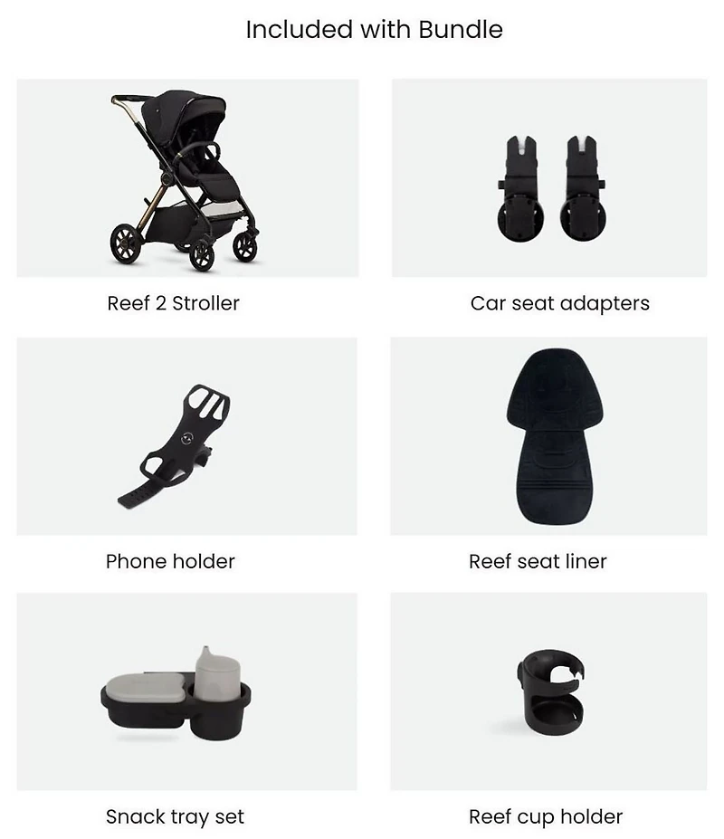 Silver Cross Special Edition Reef 2 Stroller with Accessory Bundle