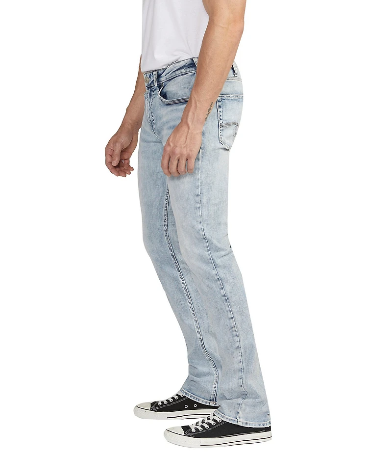 Silver Jeans Co. Allan Slim Fit Straight Leg Denim Jeans