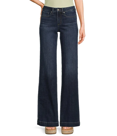 Silver Jeans Co. Avery High Rise Curvy Fit Luxe Stretch Denim Trouser Jeans