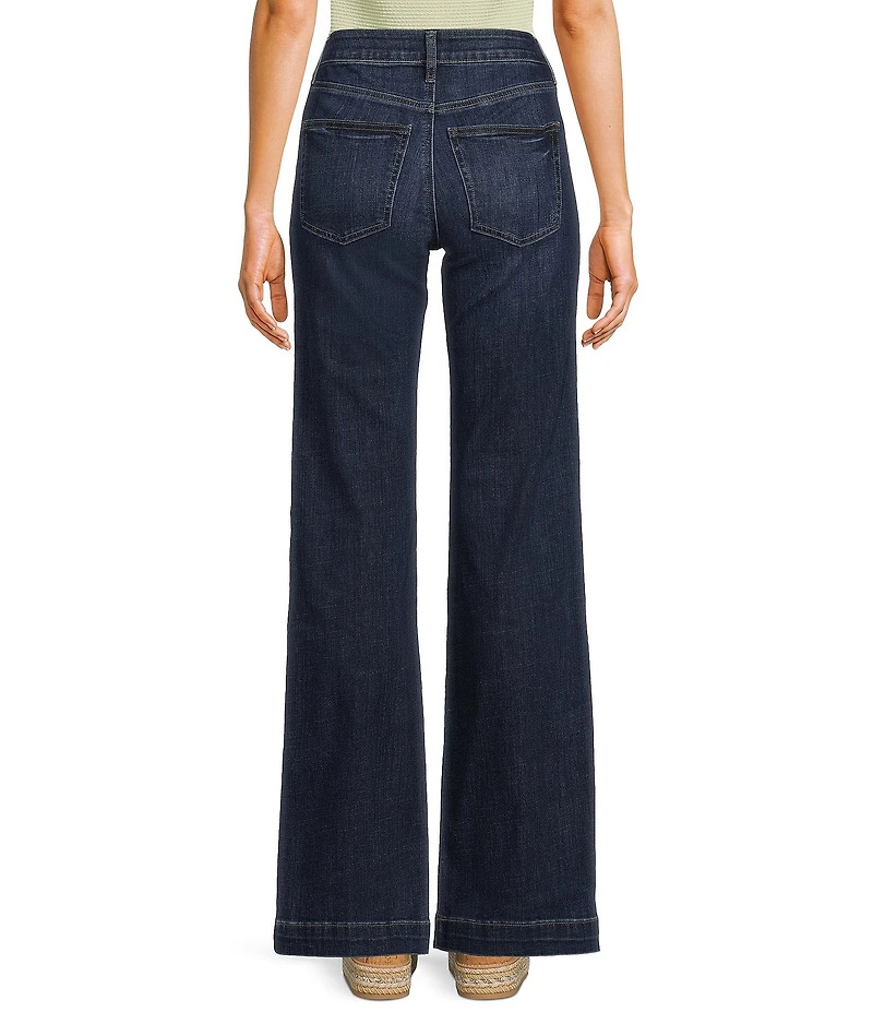 Silver Jeans Co. Avery High Rise Curvy Fit Luxe Stretch Denim Trouser Jeans