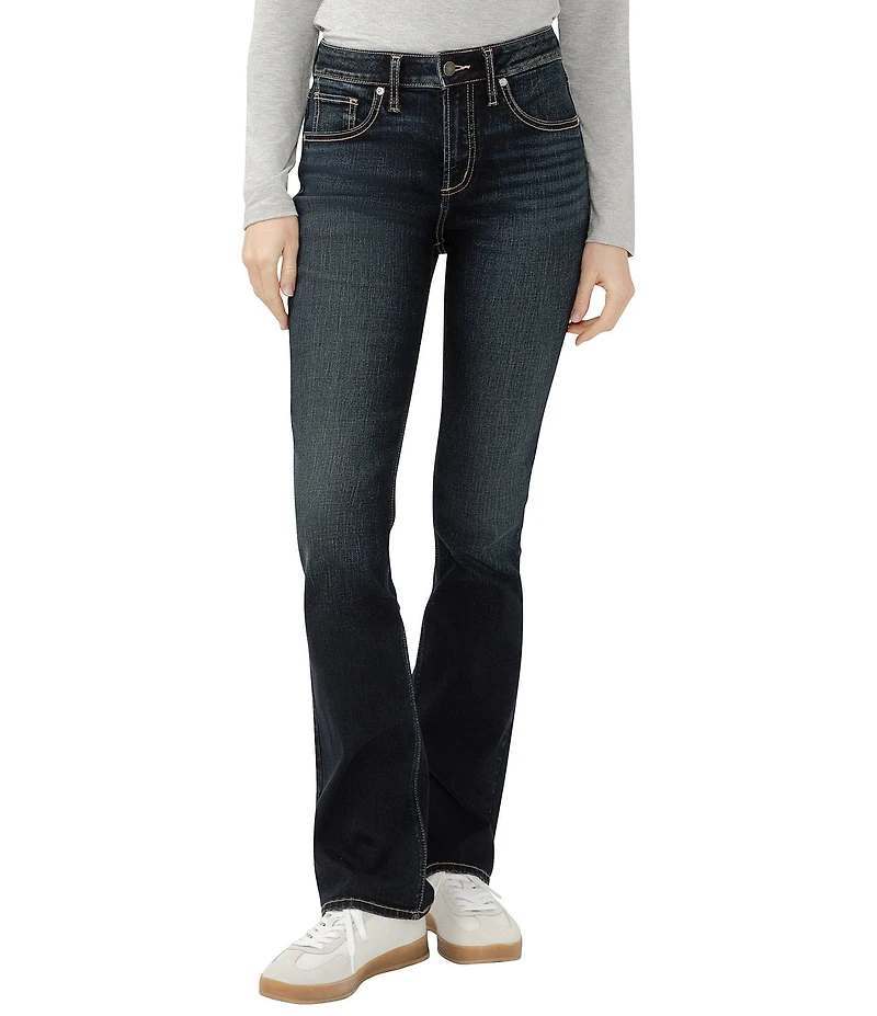 Silver Jeans Co. Avery High Rise Curvy Fit Slim Bootcut Jeans