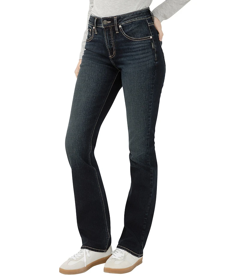 Silver Jeans Co. Avery High Rise Curvy Fit Slim Bootcut Jeans