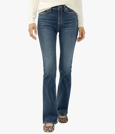 Silver Jeans Co. Avery Mid Rise Curvy Fit Bootcut Jeans