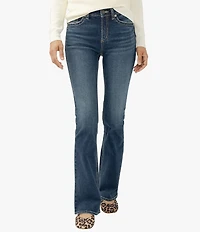 Silver Jeans Co. Avery Mid Rise Curvy Fit Bootcut Jeans
