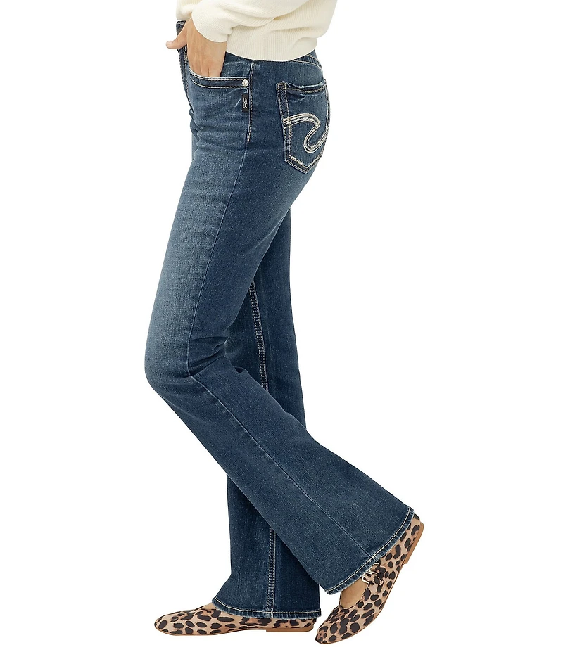 Silver Jeans Co. Avery Mid Rise Curvy Fit Bootcut Jeans