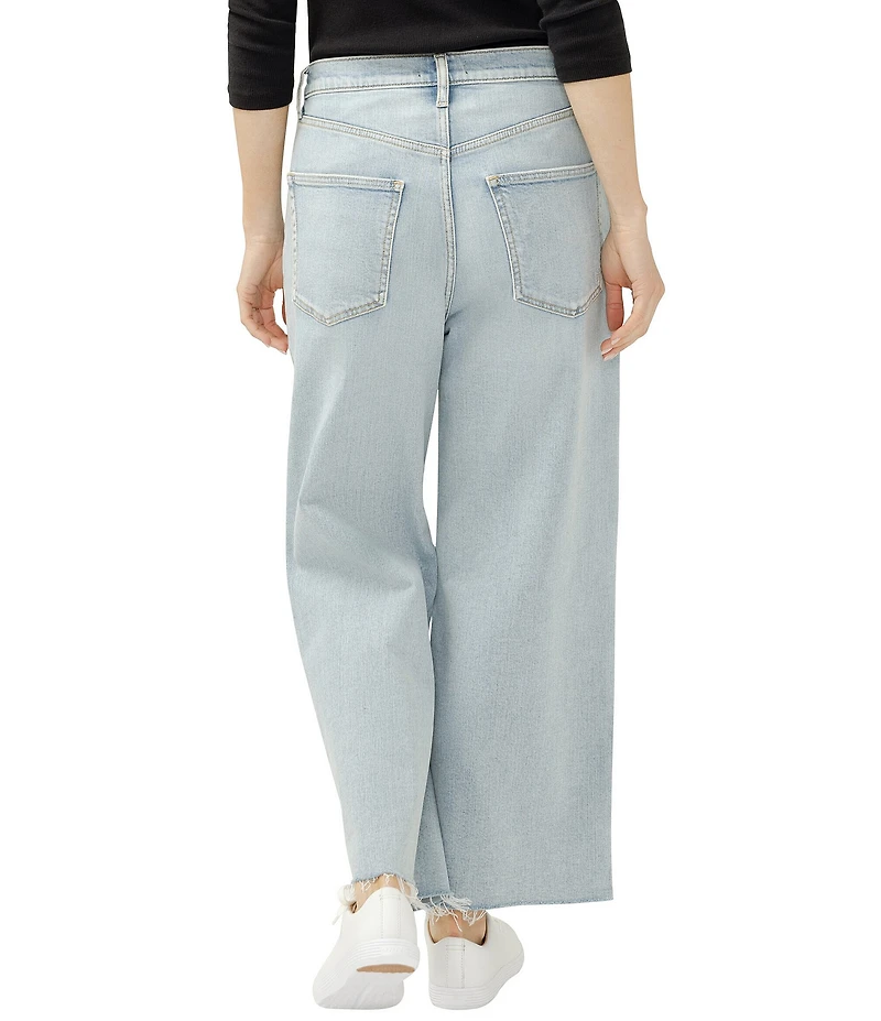 Silver Jeans Co. Be Easy High Rise Wide Leg Cropped Jeans