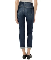 Silver Jeans Co. Beau High Rise Relaxed Slim Fit Luxe Stretch Cuff Jeans