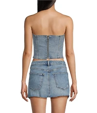 Silver Jeans Co. Corset Denim Top