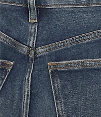 Silver Jeans Co. Desirable High Rise Frayed Hem Slim Fit Long Shorts