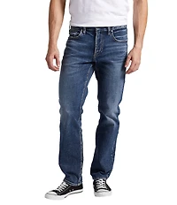 Silver Jeans Co. Eddie Mid Rise Athletic Fit Tapered Leg Jeans