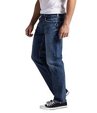 Silver Jeans Co. Eddie Mid Rise Athletic Fit Tapered Leg Jeans
