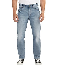 Silver Jeans Co. Eddie Classic Athletic Fit Tapered Leg MaxFlex Denim Jeans