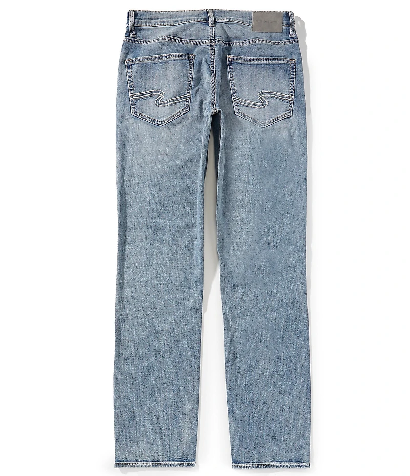 Silver Jeans Co. Eddie Relaxed-Fit Slim Straight Leg Jeans