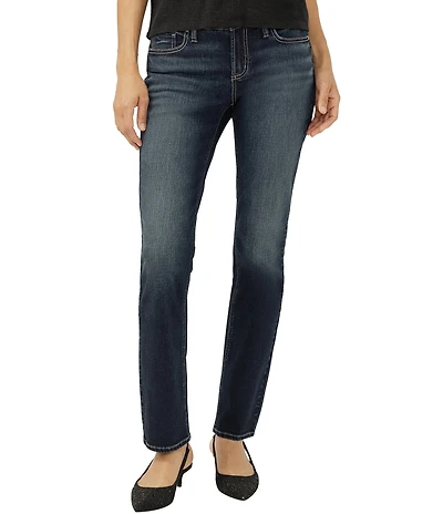 Silver Jeans Co. Elyse Curvy Fit Straight Leg Jeans