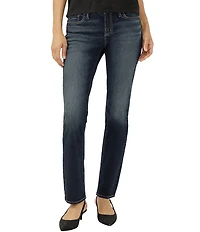 Silver Jeans Co. Elyse Curvy Fit Straight Leg Jeans