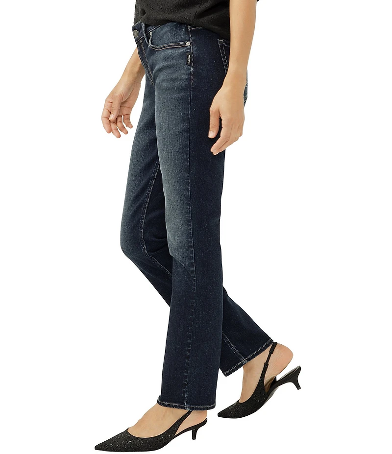 Silver Jeans Co. Elyse Curvy Fit Straight Leg Jeans