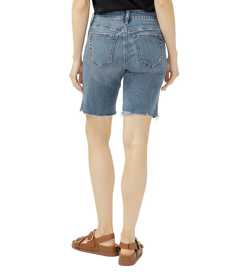 Silver Jeans Co. Elyse Mid Rise Bermuda Shorts