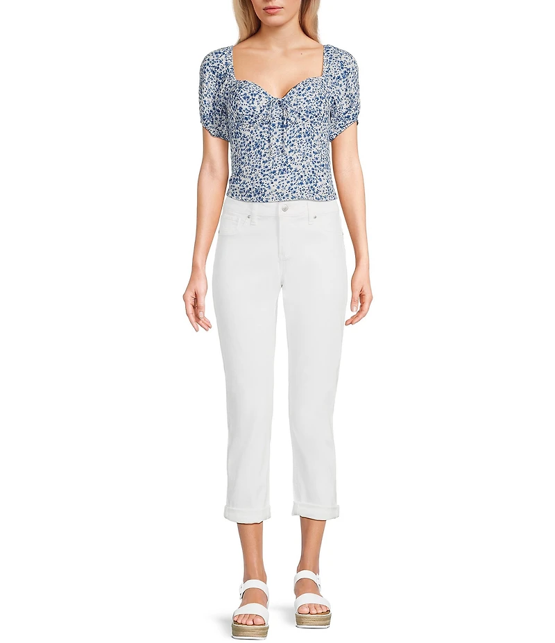 Silver Jeans Co. Elyse Mid Rise Capri Jeans