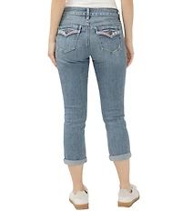 Silver Jeans Co. Elyse Mid Rise Curvy Fit Capri Jeans