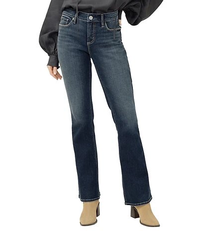 Silver Jeans Co. Elyse Mid Rise Curvy Fit Jeans