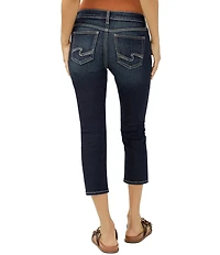 Silver Jeans Co. Elyse Mid Rise Luxe Stretch Capri Jeans