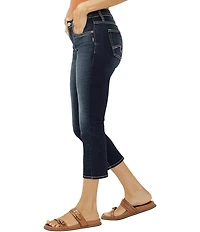 Silver Jeans Co. Elyse Mid Rise Luxe Stretch Capri Jeans