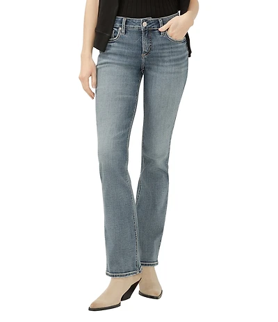 Silver Jeans Co. Elyse Mid Rise Slim Bootcut Luxe Stretch Jeans