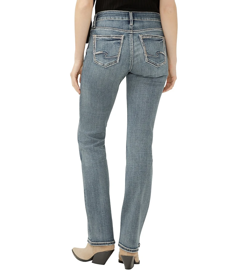 Silver Jeans Co. Elyse Mid Rise Slim Bootcut Luxe Stretch Jeans
