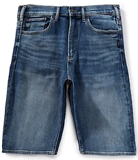 Silver Jeans Co. Gordie Relaxed Fit 12#double; Denim Bermuda Shorts