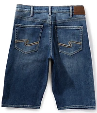 Silver Jeans Co. Gordie Relaxed Fit 12#double; Denim Bermuda Shorts