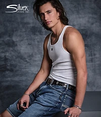 Silver Jeans Co. Gordie Relaxed Fit 12#double; Denim Bermuda Shorts