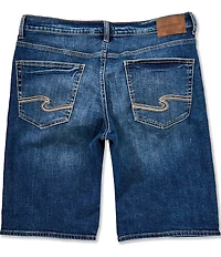 Silver Jeans Co. Gordie Relaxed Fit Mid Flex Denim Shorts
