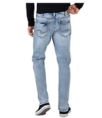 Silver Jeans Co. Grayson Performance Stretch Straight Light Wash Jeans