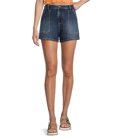 Silver Jeans Co. High Rise 4-Pocket Utility-Style Shorts