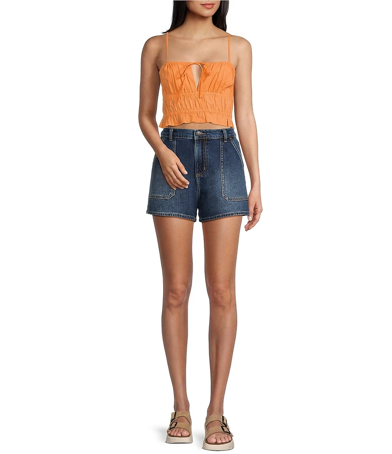 Silver Jeans Co. High Rise 4-Pocket Utility-Style Shorts