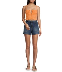 Silver Jeans Co. High Rise 4-Pocket Utility-Style Shorts