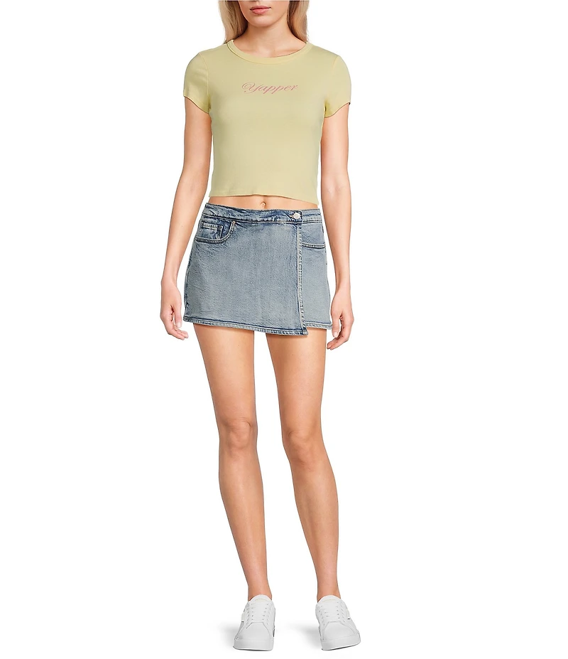 Silver Jeans Co. High Rise Denim Skort
