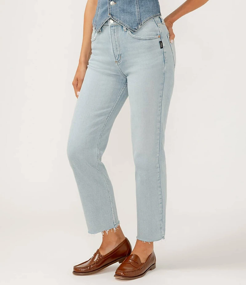 Silver Jeans Co. High Rise Straight Leg Jeans