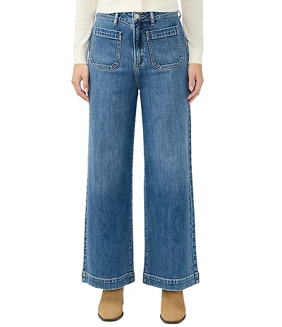 Silver Jeans Co. High Rise Wide Leg Ankle Jeans